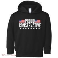 Proud Conservative American USA Flag Toddler Hoodie thumb 0