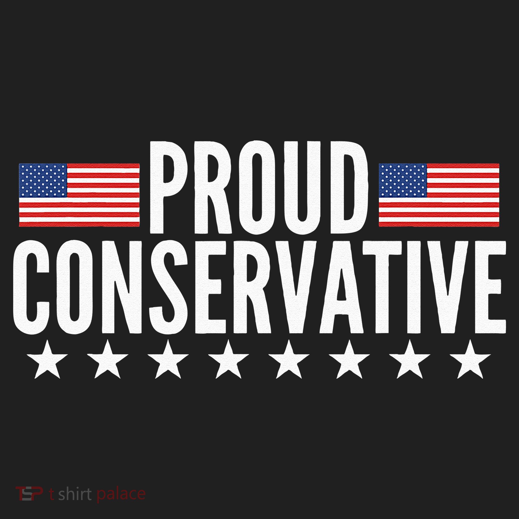Proud Conservative American USA Flag Golf Towel