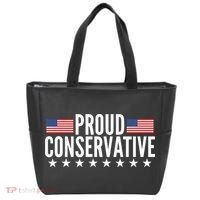 Proud Conservative American USA Flag Tote Bag thumb 0