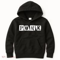 Punk Clothes Alternative Punk Music Punk Rock Kids Hoodie thumb 0