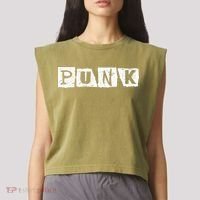 Punk Clothes Alternative Punk Music Punk Rock Garment-Dyed Women's Muscle Tee thumb 2