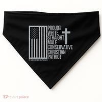 Proud Christian American Man USA-Made Doggie Bandana thumb 0