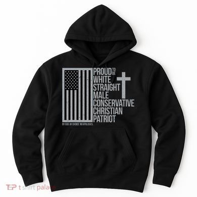 Proud Christian American Man Hoodie
