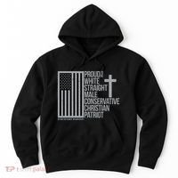 Proud Christian American Man Hoodie thumb 0