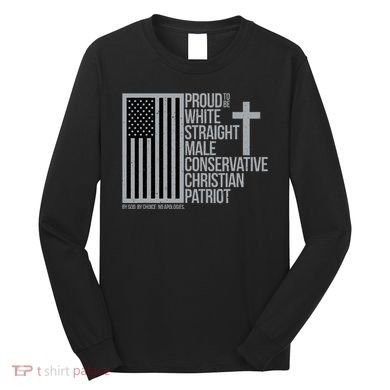 Proud Christian American Man Long Sleeve Shirt