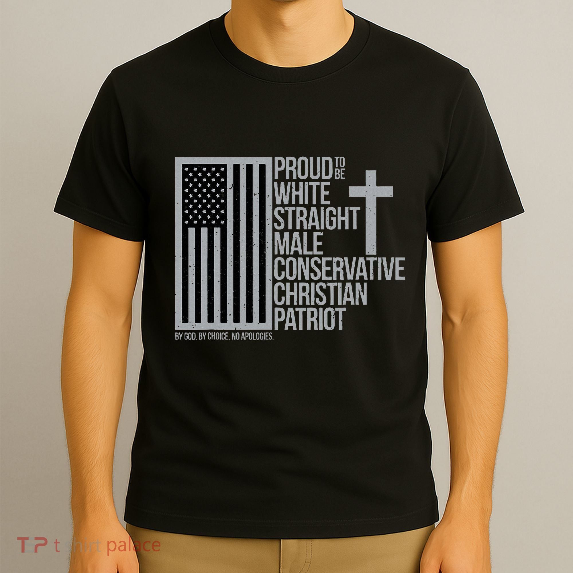 Proud Christian American Man T-Shirt