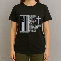 Proud Christian American Man T-Shirt thumb 4