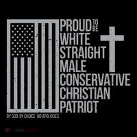 Proud Christian American Man Button thumb 1