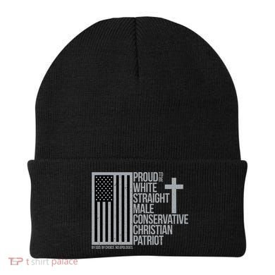 Proud Christian American Man Beanie