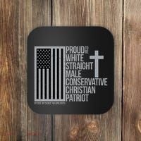 Proud Christian American Man Coaster thumb 0