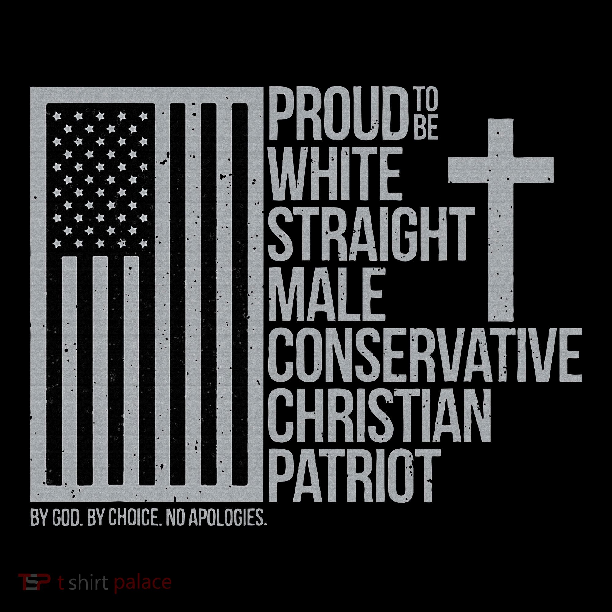 Proud Christian American Man Women's Hoodie