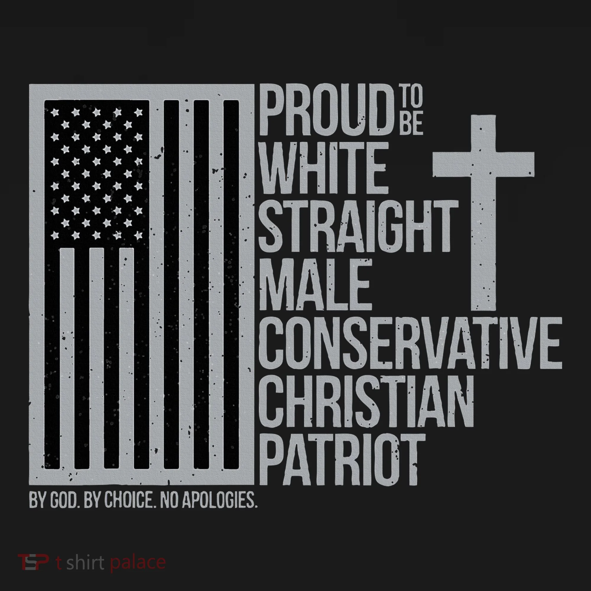 Proud Christian American Man Women's Hoodie