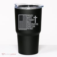 Proud Christian American Man Tumbler thumb 0