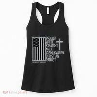 Proud Christian American Man Women's Tank Top thumb 0