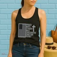 Proud Christian American Man Women's Tank Top thumb 2