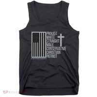 Proud Christian American Man Tank Top thumb 0