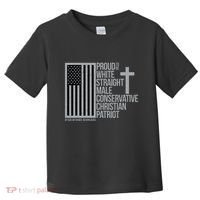 Proud Christian American Man Toddler T-Shirt thumb 0