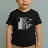 Proud Christian American Man Toddler T-Shirt thumb 2