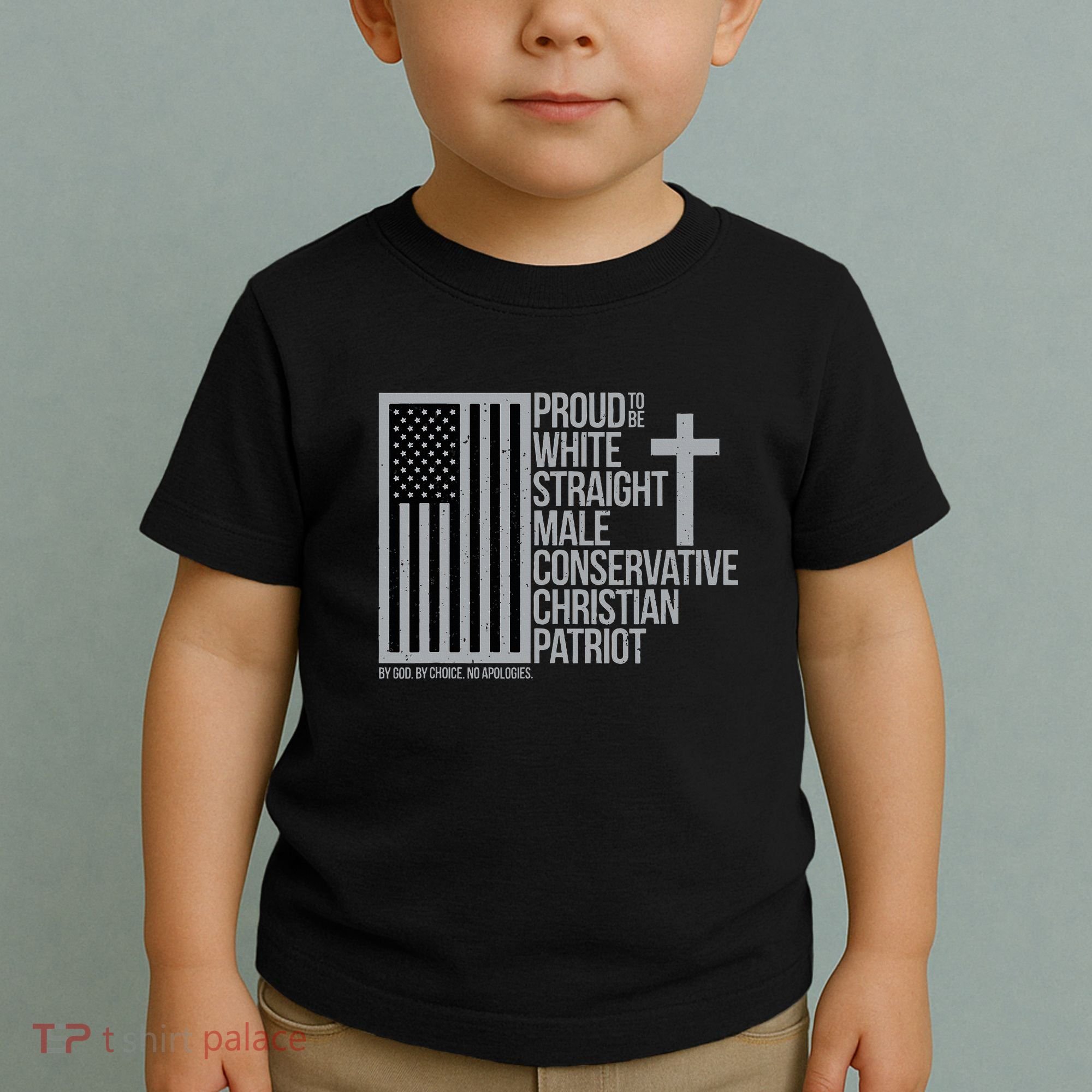 Proud Christian American Man Toddler T-Shirt