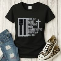 Proud Christian American Man Women's T-Shirt thumb 3