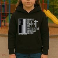 Proud Christian American Man Kids Hoodie thumb 3