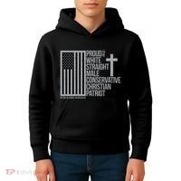 Proud Christian American Man Kids Hoodie thumb 4
