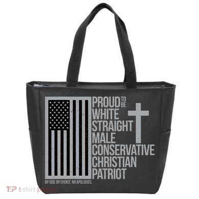 Proud Christian American Man Tote Bag
