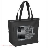 Proud Christian American Man Tote Bag thumb 2