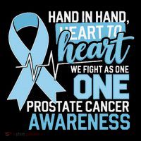 Prostate Cancer Awareness Heart To Heart Light Blue Ribbon Coffee Mug thumb 5