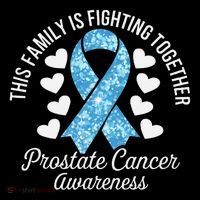 Prostate Cancer Awareness Family Fighting Light Blue Ribbon Coffee Mug thumb 5