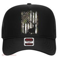 Patriotic Camo American Flag Deer Hunter Hunting Cute Gift Hat thumb 0