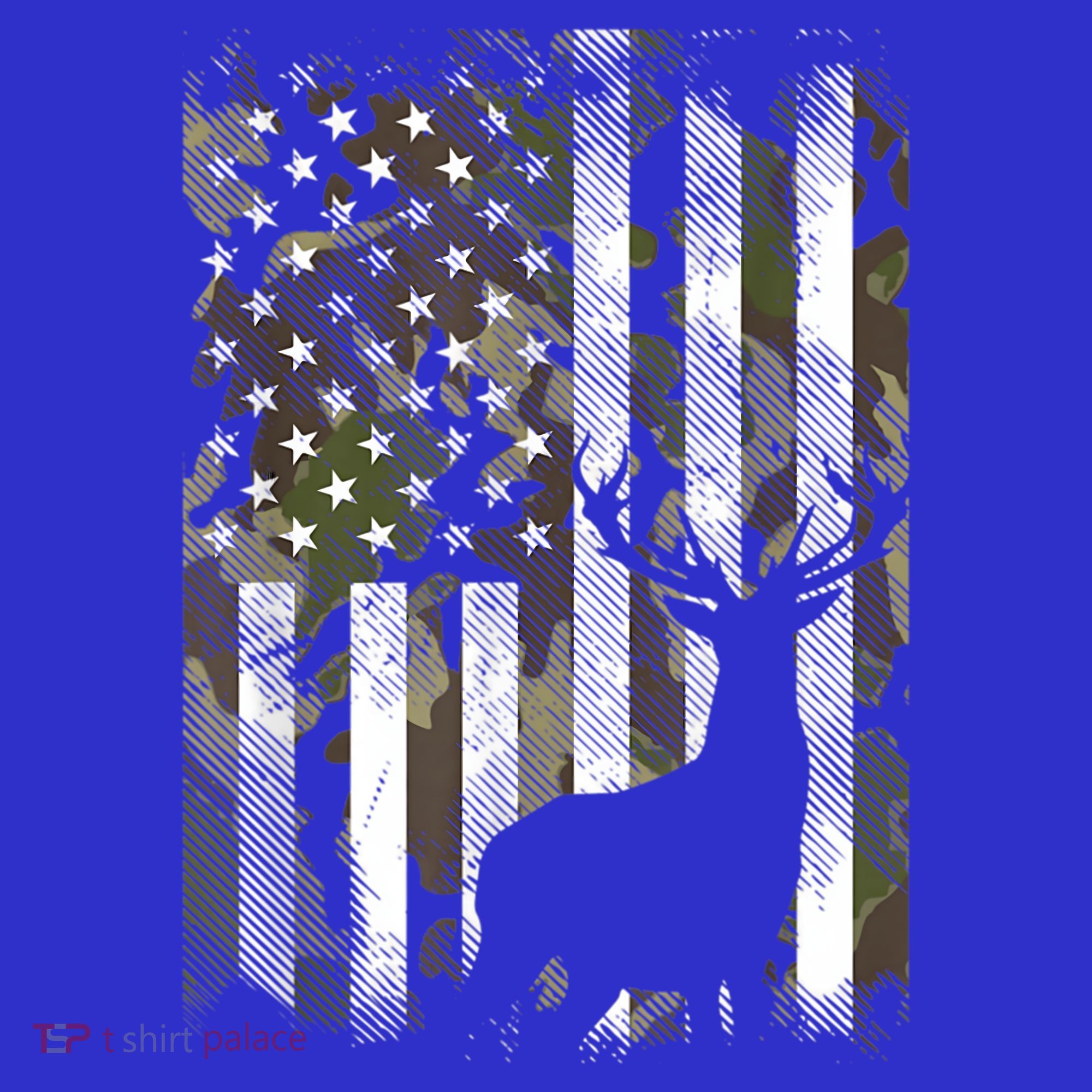 Patriotic Camo American Flag Deer Hunter Hunting Cute Gift Sweatshirt