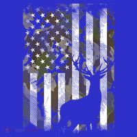 Patriotic Camo American Flag Deer Hunter Hunting Cute Gift Kids Hoodie thumb 5