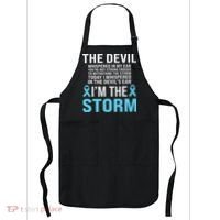 Prostate Cancer Awareness Light Blue Ribbon Dad Survivor Apron thumb 0