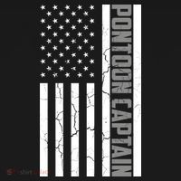Pontoon Captain American Flag Pontooning Pontoon Boating Backpack thumb 2