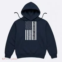 Pontoon Captain American Flag Pontooning Pontoon Boating Hoodie thumb 0