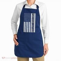 Pontoon Captain American Flag Pontooning Pontoon Boating Apron thumb 2