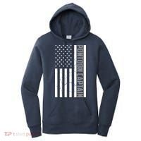 Pontoon Captain American Flag Pontooning Pontoon Boating Women's Hoodie thumb 0