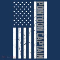 Pontoon Captain American Flag Pontooning Pontoon Boating Kids Sweatshirt thumb 2