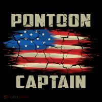 Pontoon Captain American Flag Pontooning Pontoon Boating Women's Hoodie thumb 2