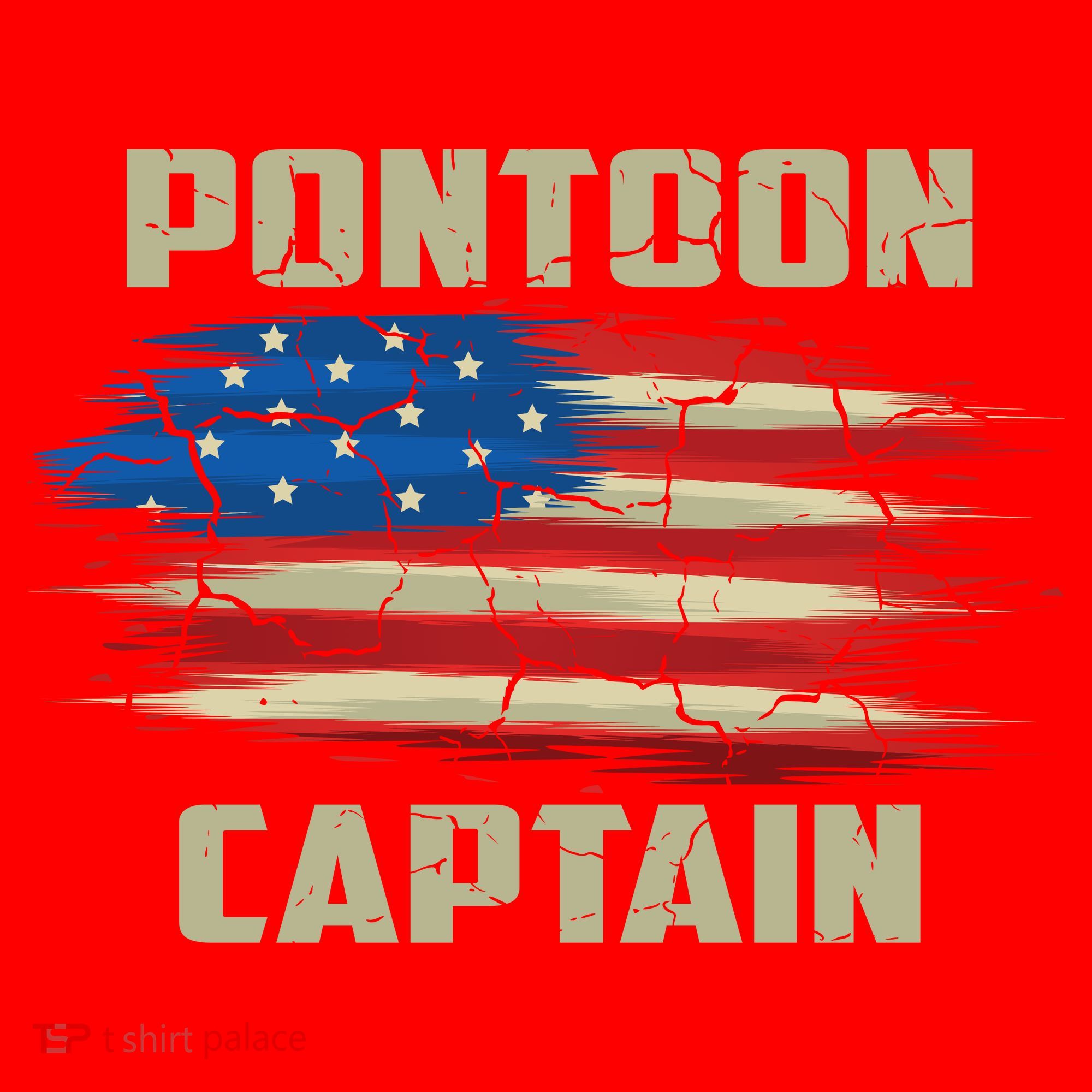 Pontoon Captain American Flag Pontooning Pontoon Boating Santa Hat