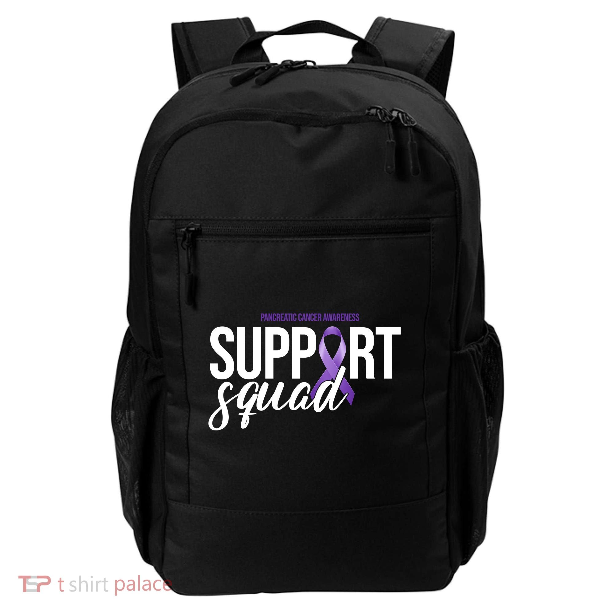 Pancreatic Cancer Awareness Support Squad Backpack