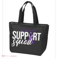 Pancreatic Cancer Awareness Support Squad Tote Bag thumb 3