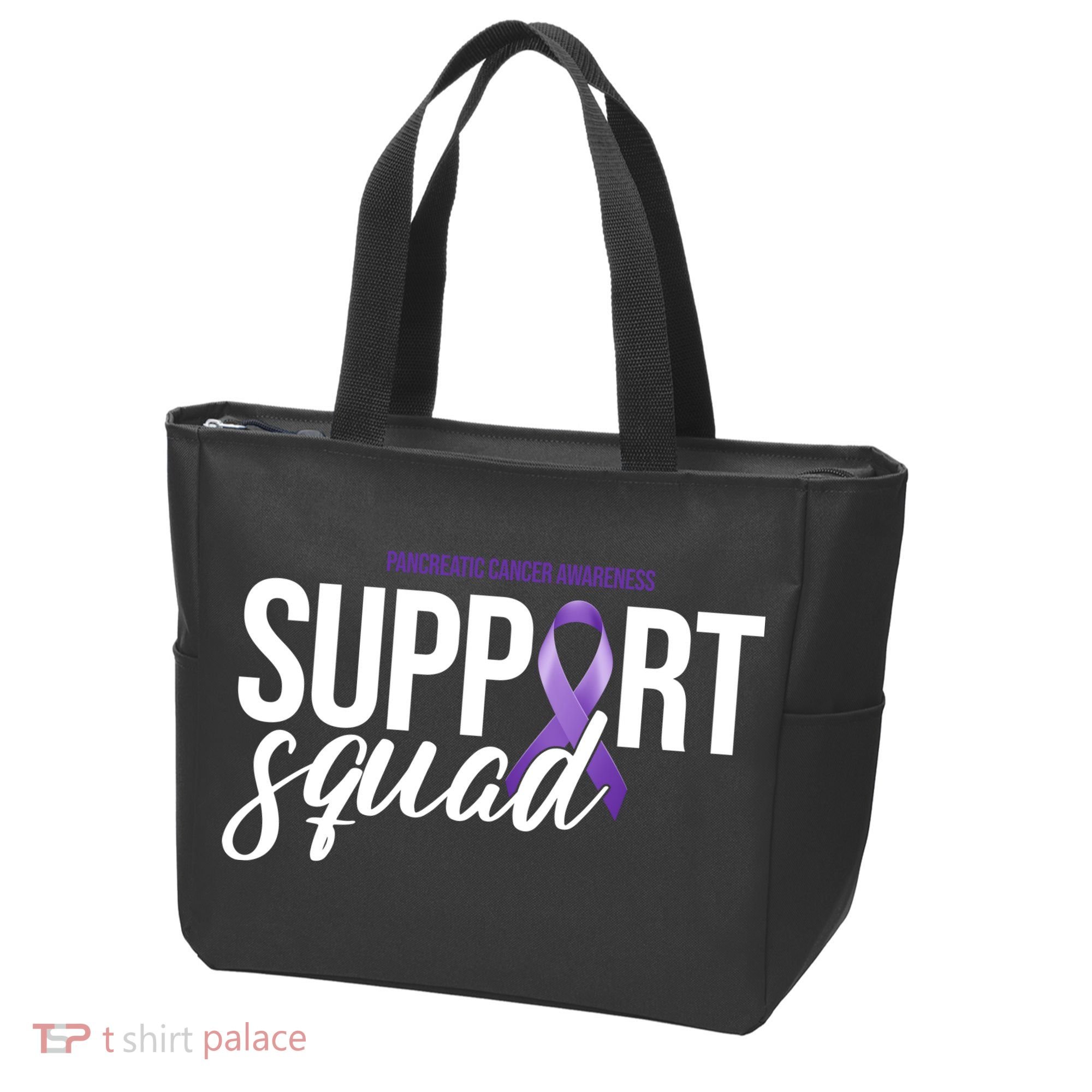 Pancreatic Cancer Awareness Support Squad Tote Bag