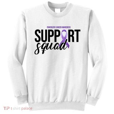 Pancreatic Cancer Awareness Support Squad Sweatshirt