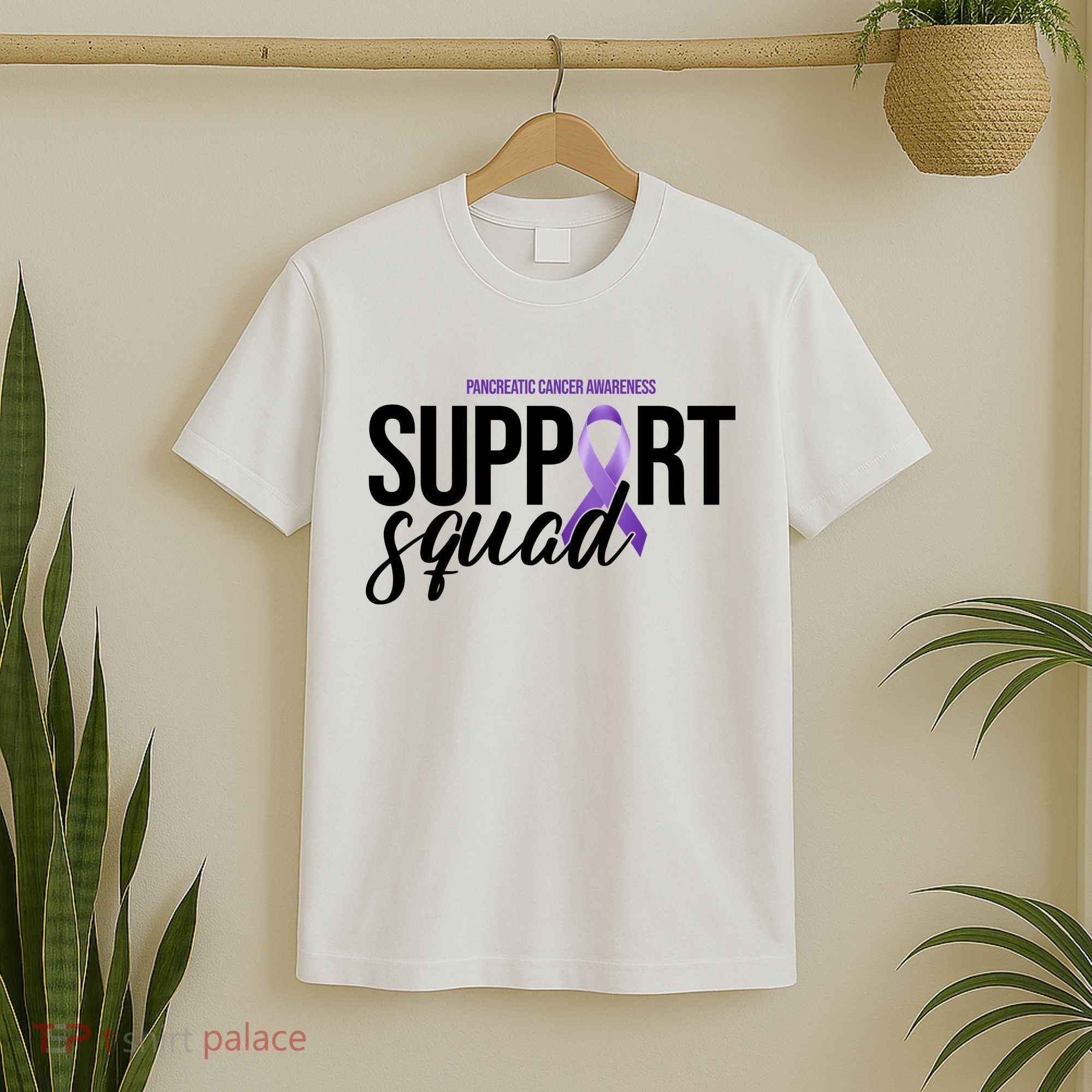 Pancreatic Cancer Awareness Support Squad T-Shirt