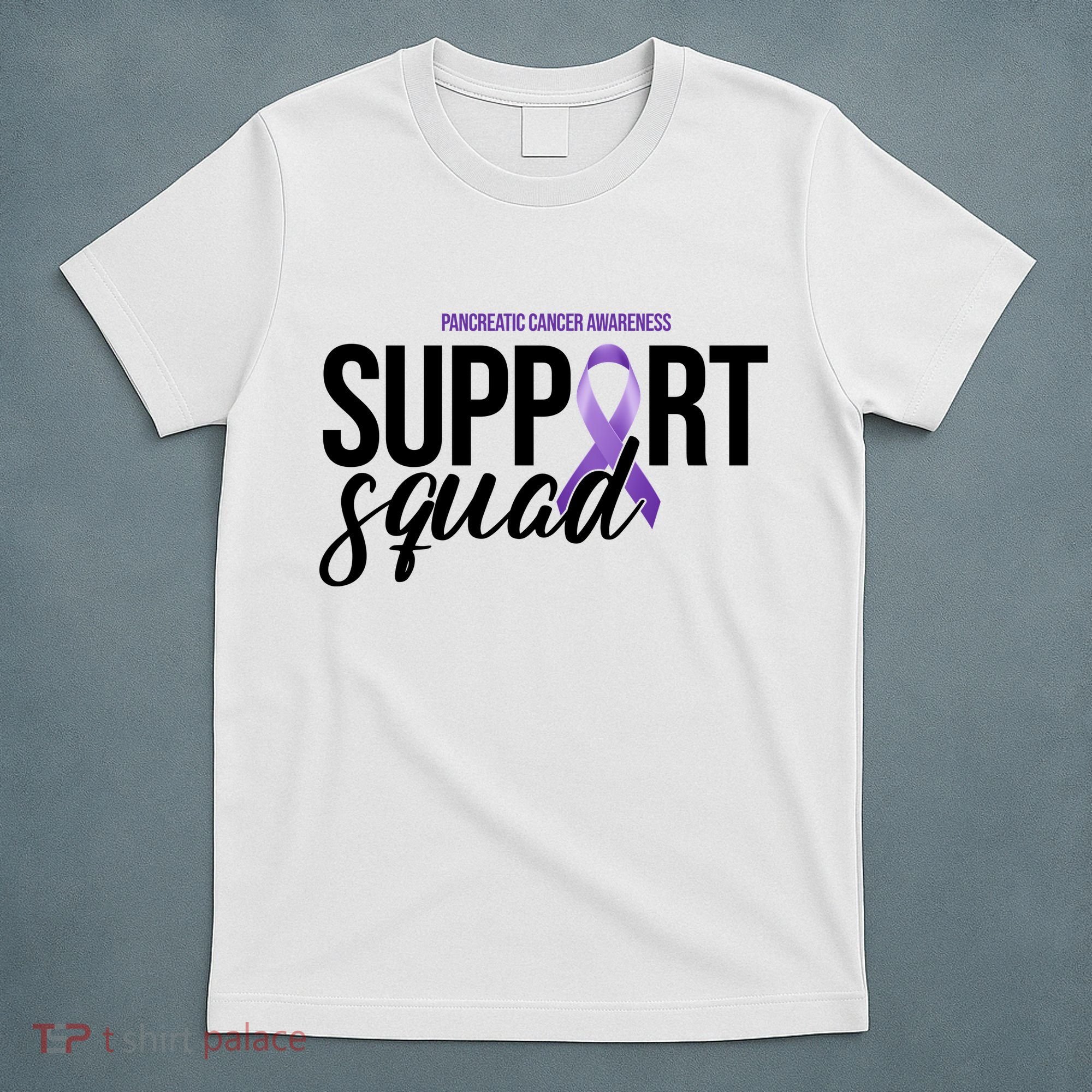 Pancreatic Cancer Awareness Support Squad T-Shirt