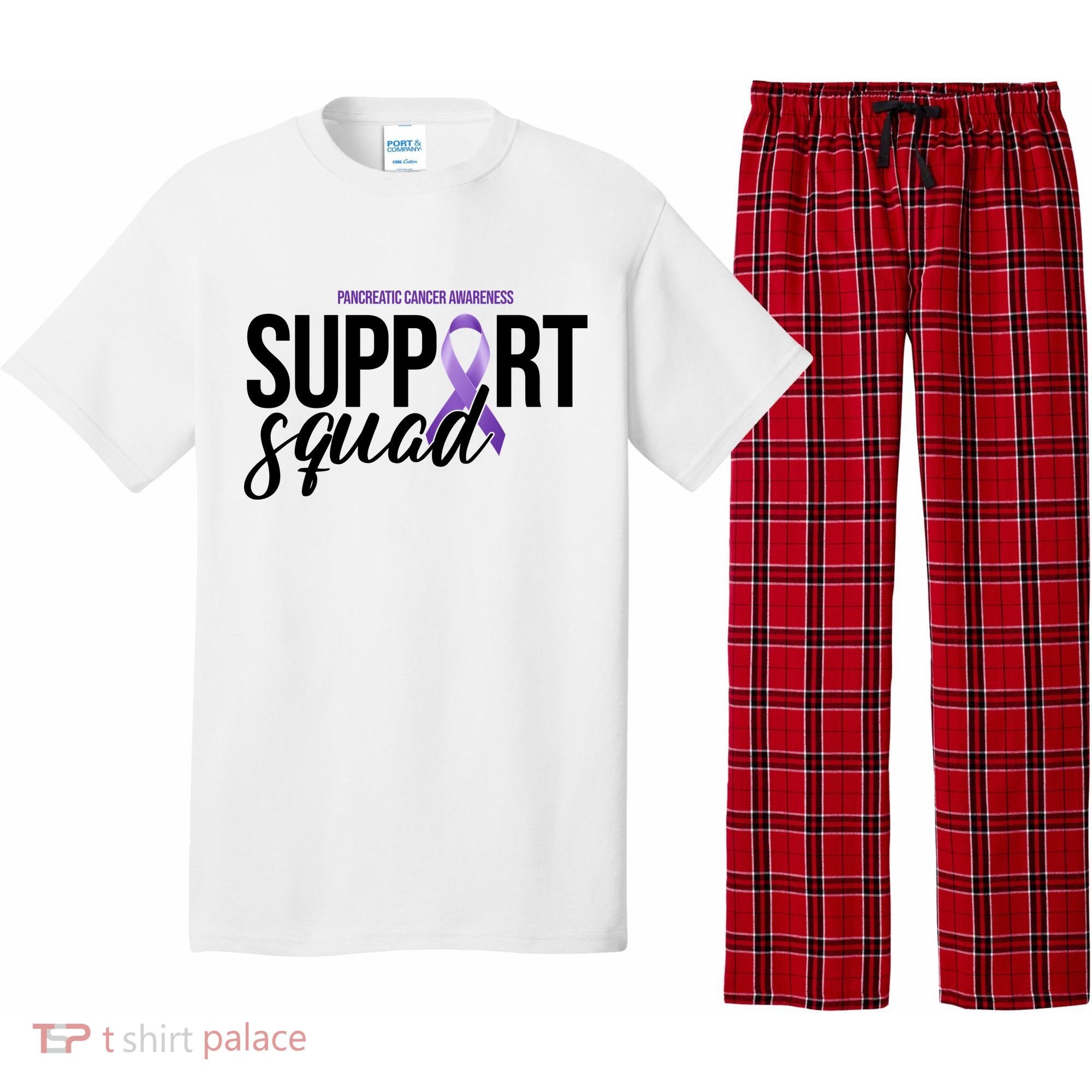 Pancreatic Cancer Awareness Support Squad Pajama Set
