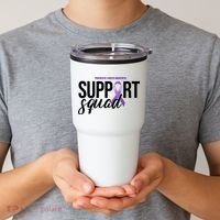 Pancreatic Cancer Awareness Support Squad Tumbler thumb 2