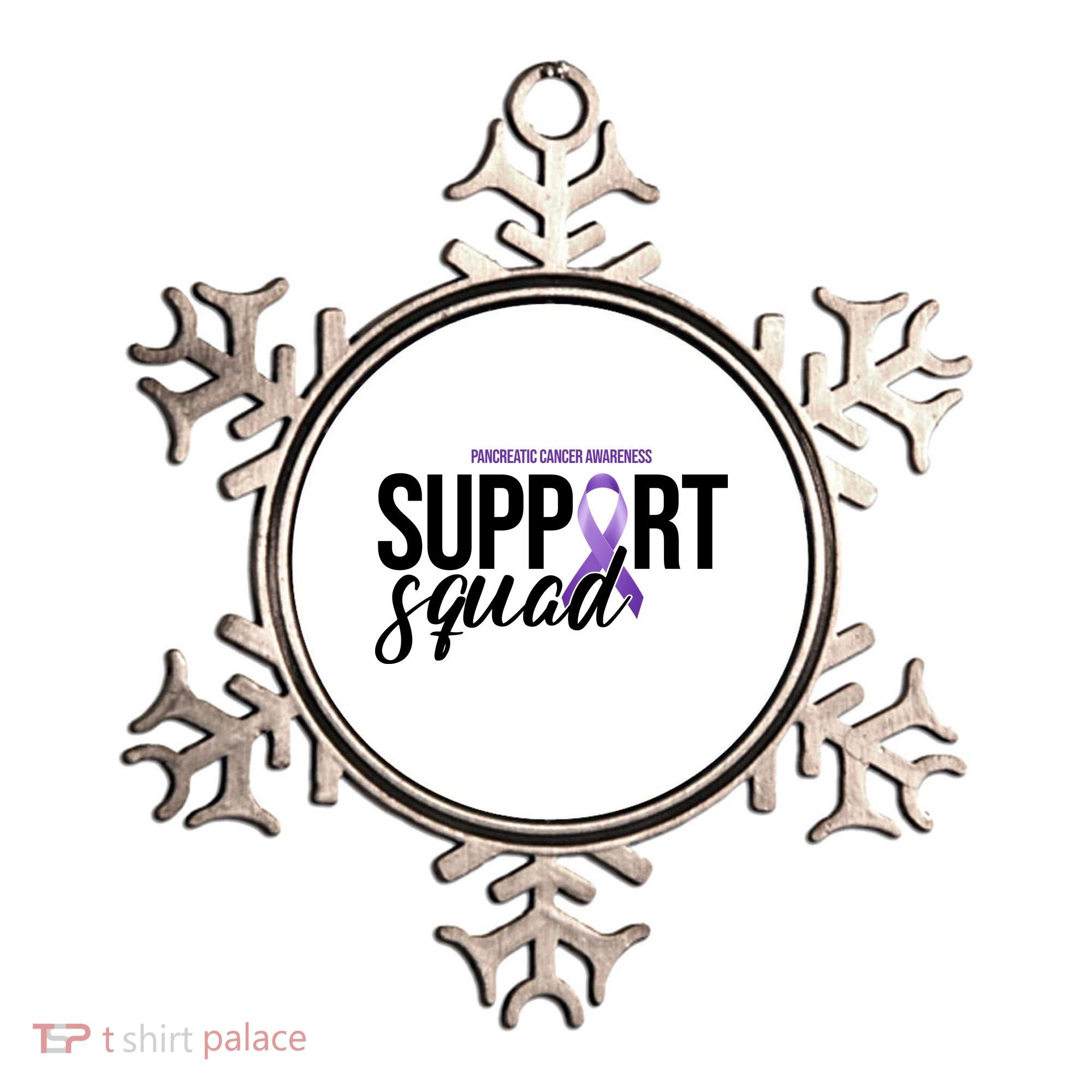 Pancreatic Cancer Awareness Support Squad Ornament